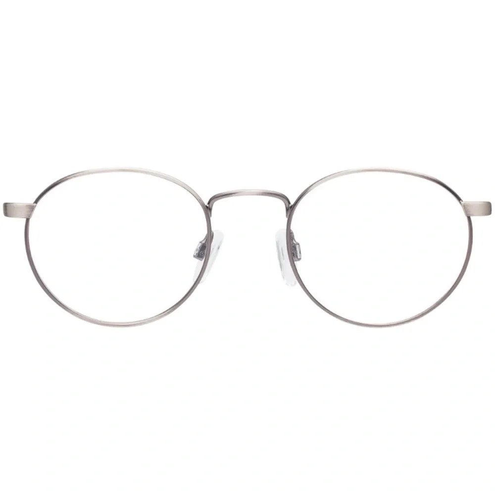 Capri PT96 Round Eyeglasses | Gunmetal | Unisex | Metal Frame | Brand New